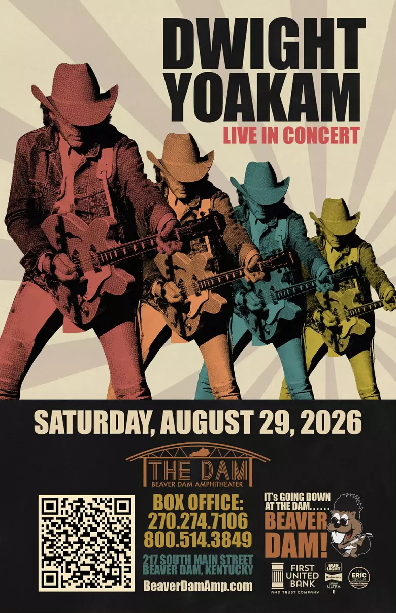 Dwight Yoakam concert tour poster 2026